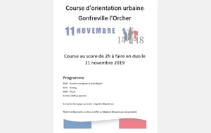 Course d'orientation urbaine, Gonfreville