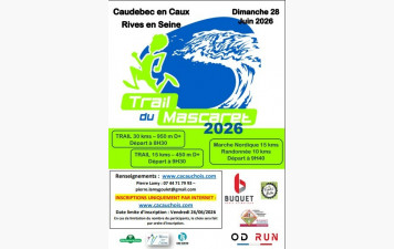 Marche nordique, 15km du Mascaret