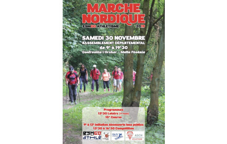 Rassemblement départemental de marche nordique