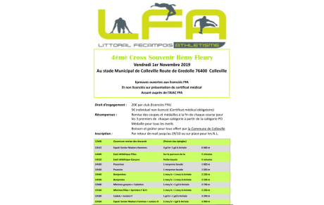 Cross de colleville annulé