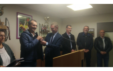 Pascal, honoré hier à Gonfreville