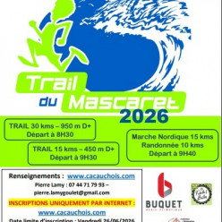 Marche nordique, 15km du Mascaret